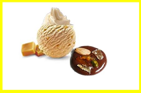 glace au caramel